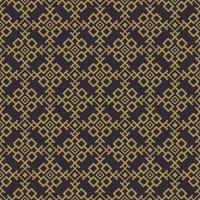 Islamic persian geometric square grid shape luxury gradient gold color seamless pattern background. Use for fabric, textile, interior decoration elements, upholstery, wrapping. vector