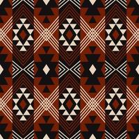 Ethnic geometric pattern. Southwest aztec geometric shape with line stripes seamless pattern background. Use for ethnic fabric, textile, interior decoration elements, upholstery, wrapping. vector