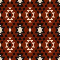 Ethnic geometric pattern. Southwest aztec geometric shape diamond grid seamless pattern background. Use for ethnic fabric, textile, interior decoration elements, upholstery, wrapping. vector