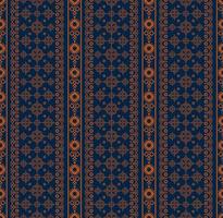 Ethnic embroidery geometric stripes seamless pattern vintage Scandinavian color background. Surface pattern design. Use for fabric, textile, interior decoration elements, upholstery, wrapping. vector
