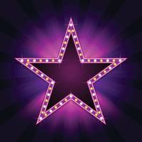 Cinema Retro with Sparking Color vector