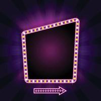 Cinema Retro with Sparking Color vector