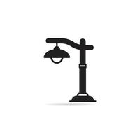 street lamp icon vector illustration