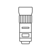Camera lens icon,Zoom lens, Flat design element. vector