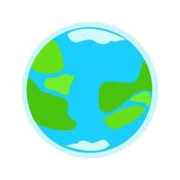 Earth icon, Cute icon about planets. vector