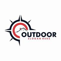 vector mountain and outdoor adventures logo