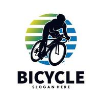 plantilla de diseño de logotipo vintage de bicicleta vector