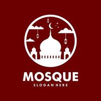 Mosque Logo Template Design Vector