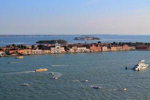 Beautiful view on and in venice city. photo