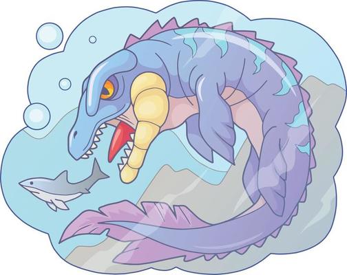 prehistoric dinosaur mosasaurus