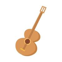 instrumento musical de guitarra vector