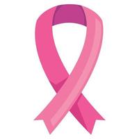 campaña de la cinta del cáncer de mama vector