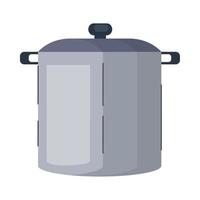 kitchen pot utensil vector