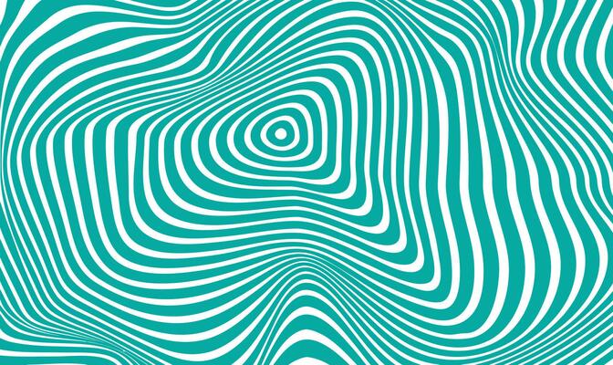 Abstract Minimal curvy lines zigzag pattern with topographic wavy background