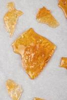 broken pieces cannabis concentrate wax photo