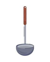 kitchen spoon utensil vector