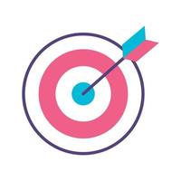 target and arrow vector