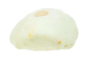 side view of Pattypan white squash isolated photo