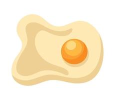 egg fried food vector