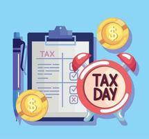 Tax Documents And Coins