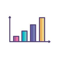 statistics bars infographic vector