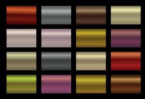 conjunto degradado multicolor. gradientes de malla. vector