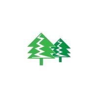 christmas fir tree icon vector