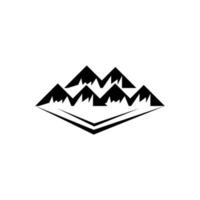 mountain icon vector illustration design