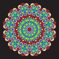 Mandala. Round colorful Ornament Pattern. Decorative elements. Ethnic pattern. vector