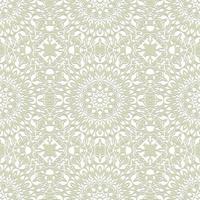 Light Color Seamless Pattern with mandala.Seamless Background design.Ornamental design.Floral pattern tiles. vector