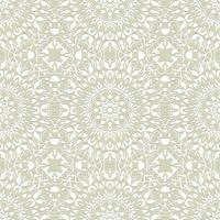 Light Color Seamless Pattern with mandala.Seamless Background design.Ornamental design.Floral pattern tiles. vector