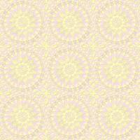 Light Color Seamless Pattern with mandala.Seamless Background design.Ornamental design.Floral pattern tiles. vector