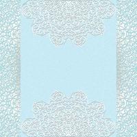 Light color invitation card design with mandala.Floral background decoration. vector