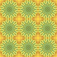 Colorful Seamless Pattern with mandala.Seamless Background design.Ornamental design.Floral pattern tiles. vector