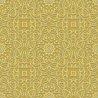 Light Color Seamless Pattern with mandala.Seamless Background design.Ornamental design.Floral pattern tiles. vector