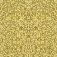 Light Color Seamless Pattern with mandala.Seamless Background design.Ornamental design.Floral pattern tiles. vector