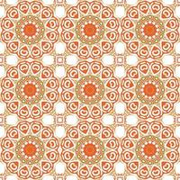 Colorful Seamless Pattern with mandala.Seamless Background design.Ornamental design.Floral pattern tiles. vector