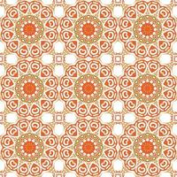 Colorful Seamless Pattern with mandala.Seamless Background design.Ornamental design.Floral pattern tiles. vector