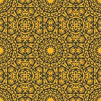 Colorful seamless mandala design.Geometrical oriental floral pattern background. vector