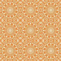 Colorful Seamless Pattern with mandala.Seamless Background design.Ornamental design.Floral pattern tiles. vector