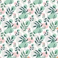 Abstract seamless nature shapes pattern vector