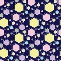 Abstract seamless geometric shapes pattern vector