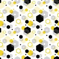 Abstract seamless geometric shapes pattern vector