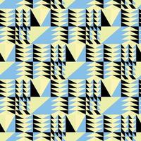 Abstract seamless geometric shapes pattern vector