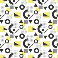 Abstract seamless geometric shapes pattern vector