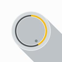 Editable Volume Button Vector Illustration for User Interface or Web Additional Element