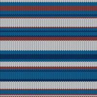 Modern Knit print patterns. blue and white and orange seamless pattern geometrical textiles. Vector, illustration. Blue knitted sweater texture. geometric background. vector