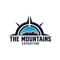 vector mountain and outdoor adventures logo