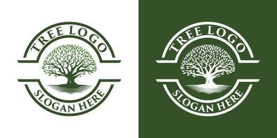 Tree vintage Logo Design Inspiration vector