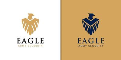 eagle shield logo design, phoenix vector emblem, bird falcon vector wings logo template